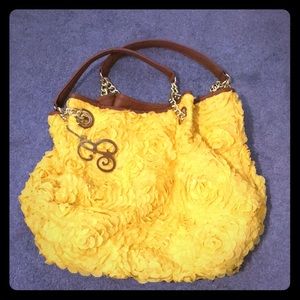 Betsey Johnson Yellow Handbag